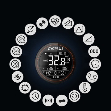 Водонепроницаемый GPS-РЕГИСТРАТОР CYCPLUS M2 BT4.0