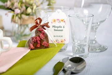 Благодарственные шоколадки для гостей, крещенское причастие