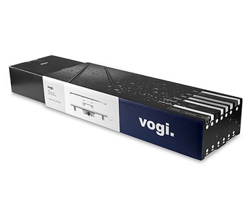 Классический линейный слив VOGI Ultra Slim 90 см LOW SIPHON fi 50 сталь