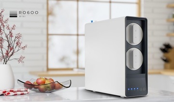 Фильтр для воды обратного осмоса, смеситель RO600 MINI 600 GPD + бутыль DAFI SOLID