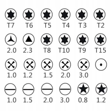 НАБОР ТОЧНЫХ ОТВЕРТОК ОТВЕРТКИ ОТВЕРТКИ С МАГНИТНЫМИ НАСАДКАМИ 25в1
