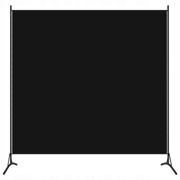 PARAWAN pokojowy dekoracyjny czarny ŚCIANKA 175 x 180 cm