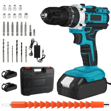 АККУМУЛЯТОРНАЯ ОТВЕРТКА И Дрель 25+1 КРУТЯЩИЙ МОМЕНТ + 2 АККУМУЛЯТОРА 18В