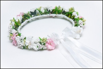 Венок для первого причастия, как венки из живых цветов.