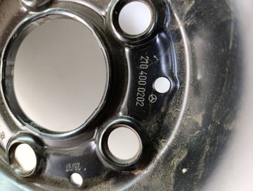 MERCEDES W202/W210 KOLO REZERVY DOJEZDOVDOJEZDOVÉ REZERVA R15" 2104000202