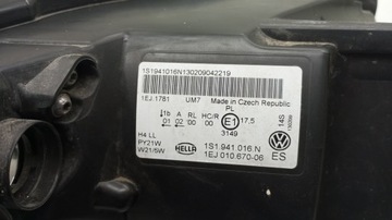 ФОНАР ПЕРЕДНИЙ ПРАВЫЙ VW UP 2012- ORDINARY EUROPE 1S1941016N