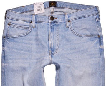 LEE spodnie SKINNY blue REGULAR jeans LUKE _ W32 L34