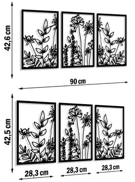 АЖУРНАЯ КАРТИНА ОТДЕЛКА СТЕНЫ ПОЛЕНЫЕ ЦВЕТЫ ГОСТИНОЙ ТРИПТИК 3D КОМНАТА