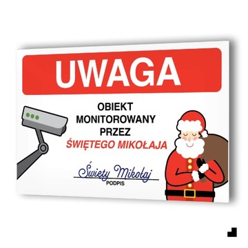 TABLICZKA OBIEKT MONITOROWANY PRZEZ MIKOŁAJA