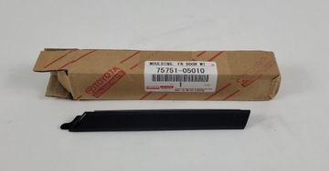 AVENSIS T27 LIŠTA OKNO PRAVÝ PŘEDNÍ 75751-05010 NOVÁ ORIG.