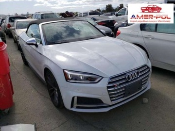 Audi A5 II S5 Cabrio 3.0  354KM 2018 Audi S5 2018, 3.0L, 4x4, PREMIUM PLUS, od ubez...