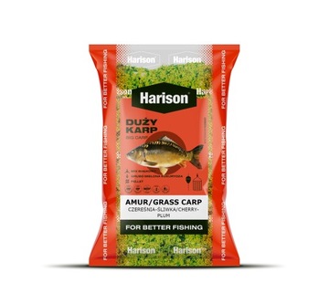 Zanęta wędkarska KARP AMUR 1kg czereśnia śliwka HARISON