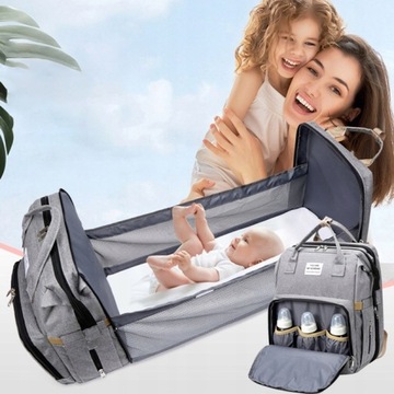 Дорожная кровать, складной рюкзак, сумка-кровать, манеж, USB-органайзер 5 в 1