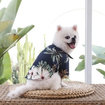 Small and medium-sized dog beach pineapple shirt H