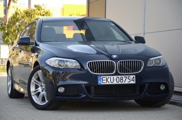 BMW Seria 5 F10-F11 Limuzyna 520d 184KM 2014 520D LIFT M-PAKIET SERWIS VIRTUAL KOKPIT BRĄZ SKÓRA DUŻA NAVI ŁOPATKI PDC, zdjęcie 13