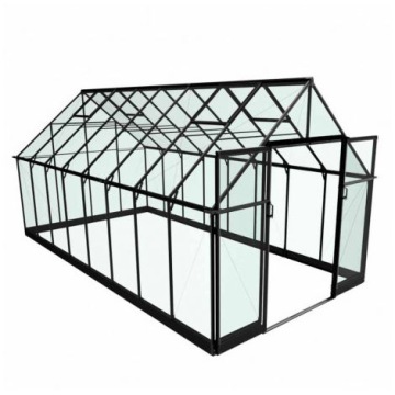 ACM QUBE ТЕПЛИЦА 13м2 ЧЕРНЫЙ ЗАКАЛЕННЫЙ АЛЮМИНИЙ
