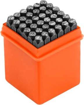 LUCKYKODOR ZNACZNIKI 36 NUMERATOR LITERY CYFRY 4MM