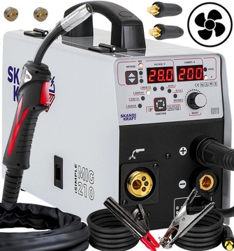 SPAWARKA INWERTOROWA MIG SKANDI KRAFT 200A 230V