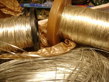 Проволока медная посеребренная Сребржанка 0,60 мм, 5 метров