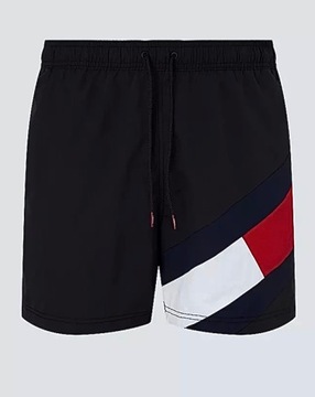 Tommy Hilfiger spodenki plażowe kąpielowe M czarne