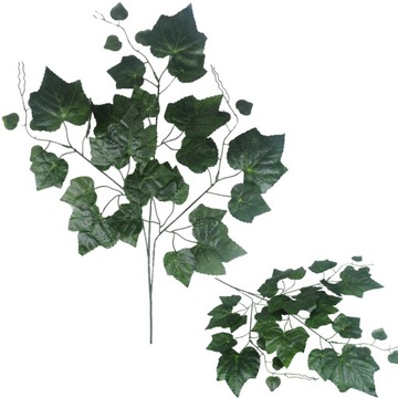 LIŚĆ LIŚCIE GAŁĄZKA SZTUCZNE KWIATY STROIK WINOBLUSZCZ XL 70CM