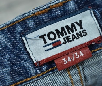 TOMMY HILFIGER Ryan Straight Męskie Spodnie Jeansowe W34 L34