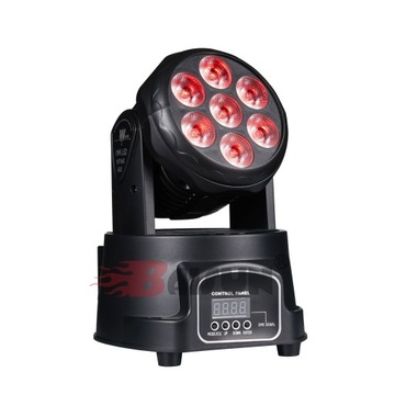 DJ Lights, RGBW Mini Stage Lights Moving Head, DMX DJ Disco Lights (4 шт.)