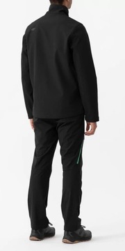 KURTKA PRZEJŚCIOWA MĘSKA 4F SOFTSHELL MEMBRANA SPORTOWY NA ZAMEK AW23M209