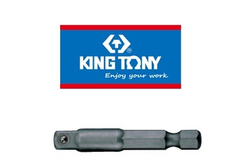 Adapter do nasadek 1/4'' L=50 KINGTONY