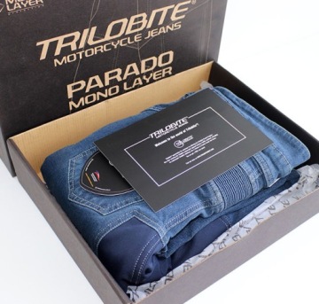 Мотоциклетные брюки Trilobite Parado Mono 2461 Lady Blue Slim Fit