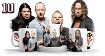 КРУЖКА METALLICA ПОДАРОК ​​ФАНАТЕЛЮ + ИМЯ + КАРТОН