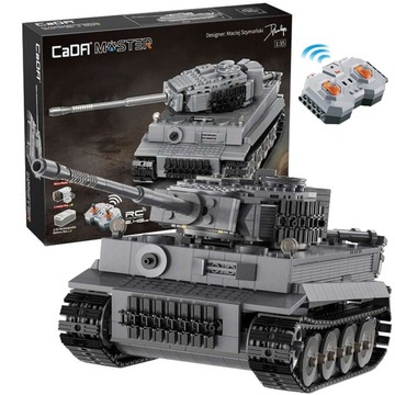CADA KLOCKI CZOŁG TIGER ZDALNIE STEROWANY RC 925el