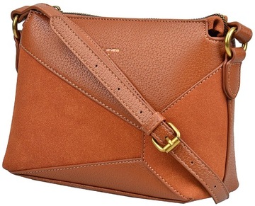 DAVID JONES Torebka Damska Listonoszka pasek LOGO crossbody