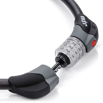 ТРОС ДЛЯ ВЕЛОСИПЕДНОГО ЗАМКА С КОДОВЫМ ЗАМКОМ METEOR