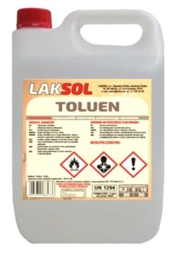ROZPUSZCZALNIK ROZCIEŃCZALNIK TOLUENOWY TOULEN 5L