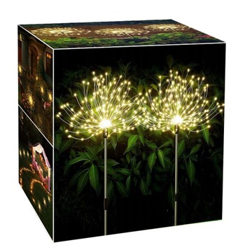 2x LAMPA SOLARNA OZDOBA OGRODOWA DMUCHAWCE 150 LED
