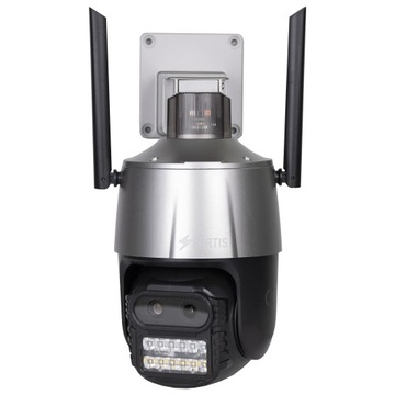 ВНЕШНЯЯ ПОВОРОТНАЯ IP WIFI КАМЕРА 2В1 8X УВЕЛИЧЕНИЕ 2x 4MPX ДЛЯ МОНИТОРИНГА