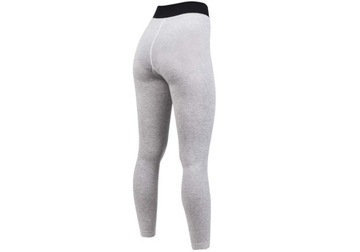 CALVIN KLEIN LEGGINSY DAMSKIE BAWEŁNIANE GRAY r. S