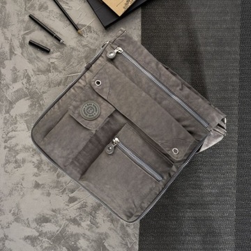 ВМЕСТИТЕЛЬНАЯ СЕРАЯ УНИВЕРСАЛЬНАЯ СУМКА ДЛЯ МОЛОДЕЖИ