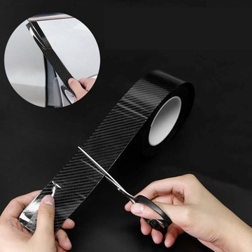 УНИВЕРСАЛЬНЫЕ НАКЛАДКИ НА ПОРОГКИ АВТОМОБИЛЯ/ВНЕДОРОЖНИКА 3М ИЗ УГЛЕРОДНОГО ВОЛОКНА