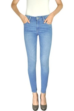 H&M Spodnie Jeansowe Rurki Jasne Niebieskie Jeansy Skinny Damskie XL 31