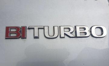 OPEL VIVARO B 14-19 ZNAK NÁPIS ZADNÍ BITURBO