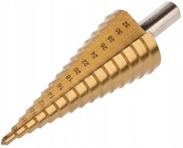 СВЕРЛА С КОНУСОМ ДЛЯ РОЖДЕСТВЕНСКОЙ ЕЛКИ СВЕРЛА HSS TYTAN 4-32MM