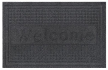 КОВрик ДЛЯ ВХОДА V4 WELCOME, КОВРИК ДЛЯ УЛИЧНОЙ ОБУВИ, 57x37см