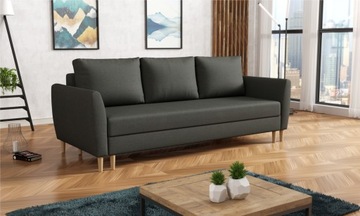 ROZKŁADANA SOFA IBIS W1 SPRĘŻYNY SPANIE