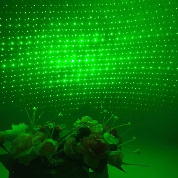 Сильный зеленый лазерный индикатор горящего отверстия, головка DISCO 5 Вт