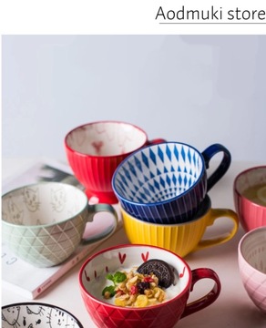 400 мл керамическая чашка для воды, милая мультяшная кружка с котом, большая емкость для завтрака