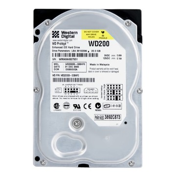 WD PROTEGE 20GB 5.4k 2MB ATA 3.5'' WD200EB