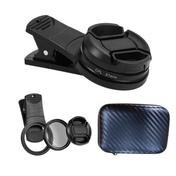 Okrągły filtr polaryzacyjny Obiektyw aparatu CPL Filtr polaryzacyjny 37 mm
