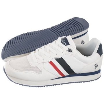 Buty Męskie Sneakersy U.S Polo Assn Nobil005 Białe